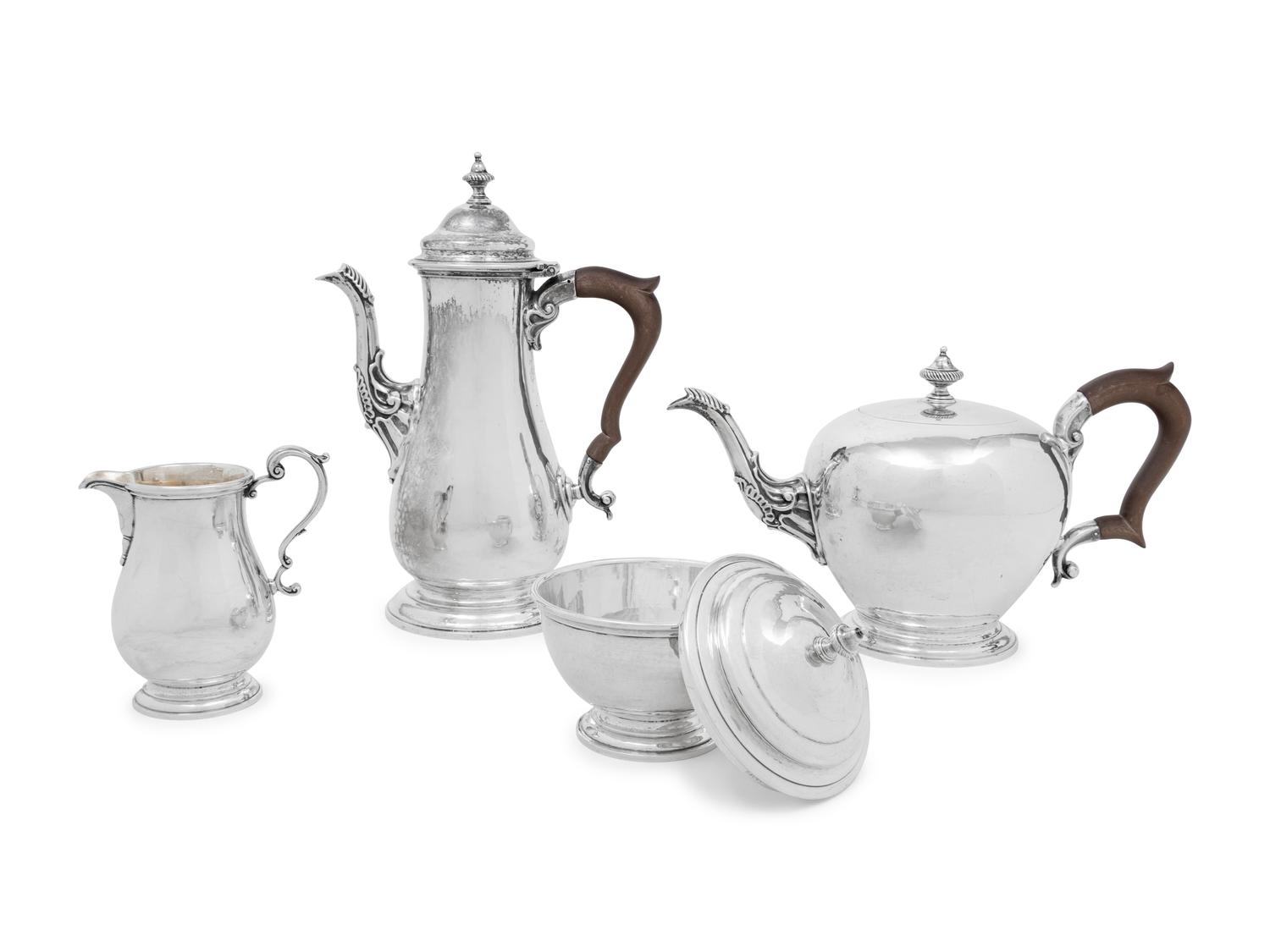A Canadian Silver Four-Piece Tea and Coffee Service