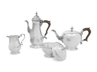 A Canadian Silver Four-Piece Tea and Coffee Service