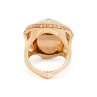 STEPHEN WEBSTER, 'CRYSTAL HAZE' QUARTZ, DIAMOND, AND YELLOW GOLD RING