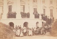 GARDNER, Alexander (1821-1882), photographer. Indians on Visit to their "Great Father." Washington, DC, 23 February 1867.
