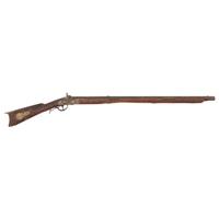 Full Stock Leman Percussion Rifle Showing Native American Use