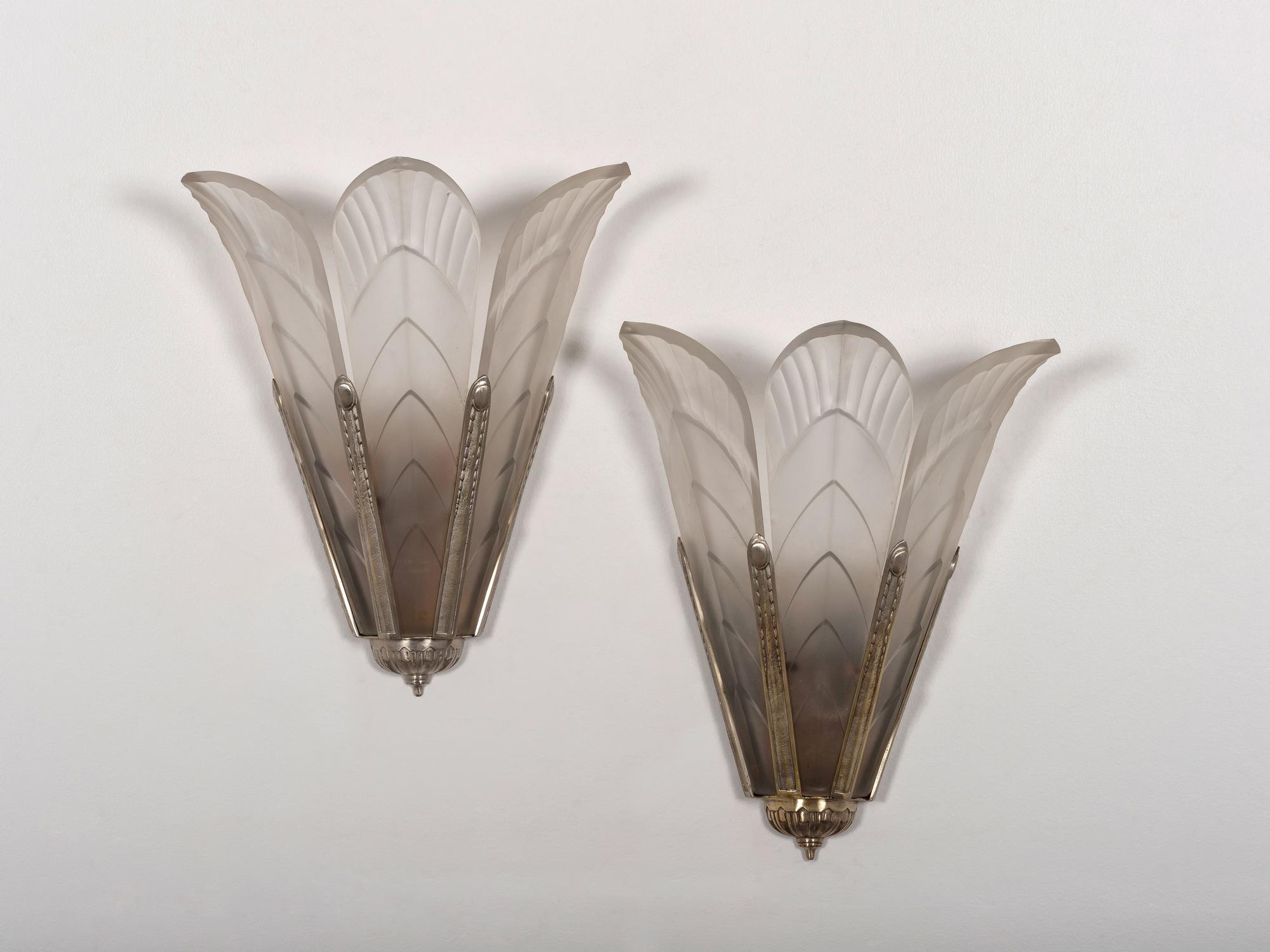 Pair of Art Deco Wall Sconces
