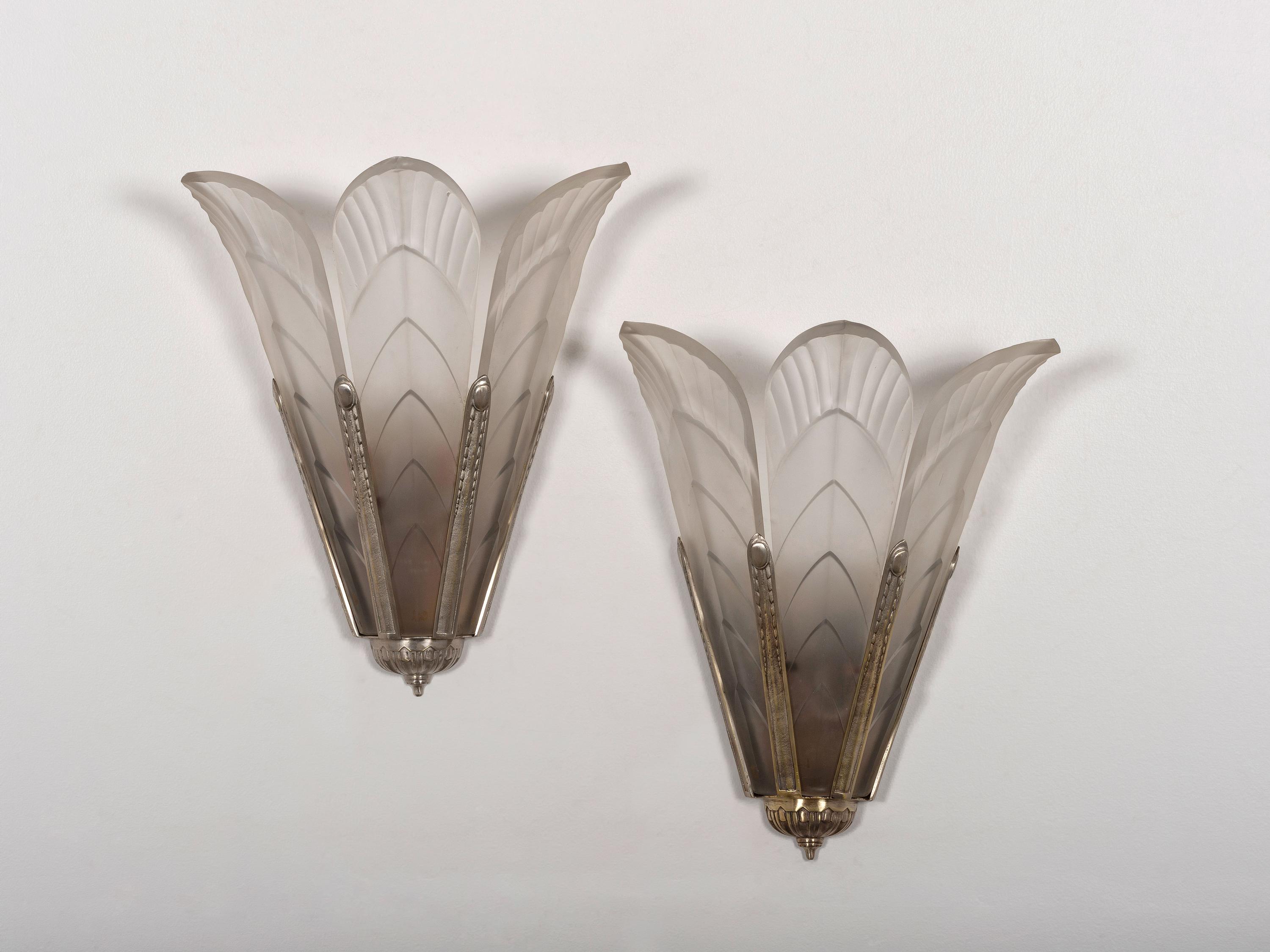 Pair of Art Deco Wall Sconces