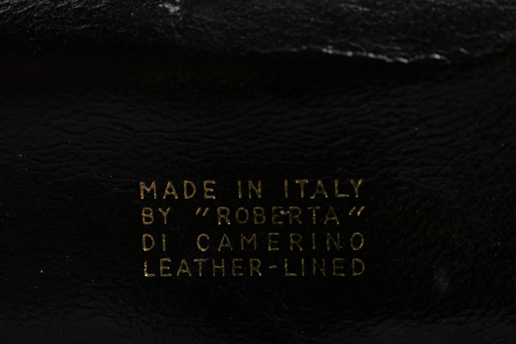 Three Roberta de Camerino Items: Two Printed Dresses and One Bag, Late 1960s