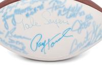 A Hall of Fame Multi Signed Autograph / 26 Signatures Football Including Orenthal James Simpson Full Name Signature (Beckett Authentication Services Letter),