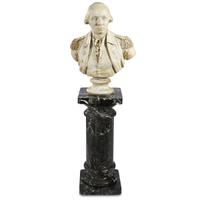 Plaster bust of George Washington 19th century