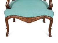 A French Provincial Carved Beechwood Fauteuil — 19th Century