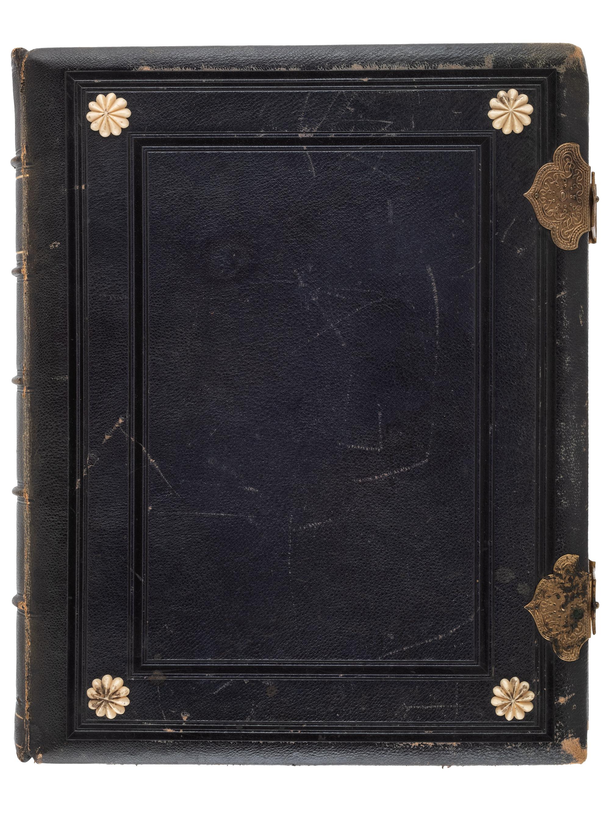 [CIVIL WAR]. BRADY, Mathew, photographer. Exceptional album containing 120 CDVs of Union generals and officers, incl. Joshua Chamberlain and George A. Custer. New York, NY: E. & H.T. Anthony, 1860s.