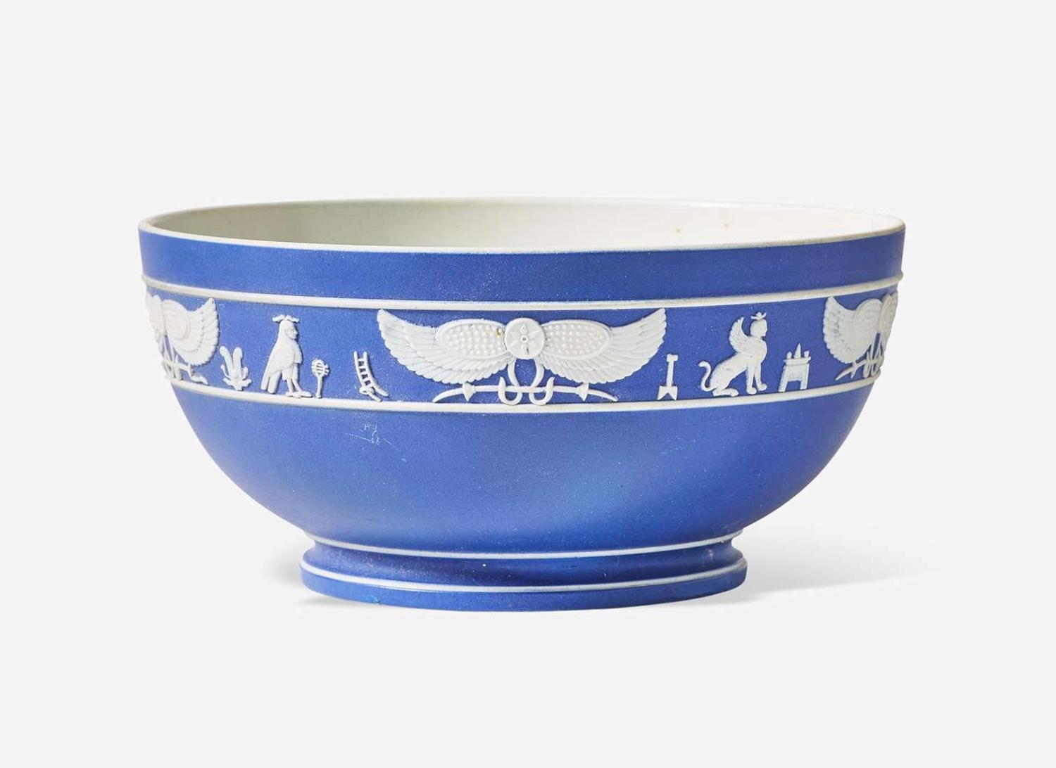 A Wedgwood Blue Dip Jasperware Bowl, UK, circa 1820