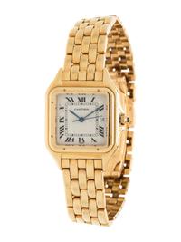 CARTIER, 18K YELLOW GOLD 'PANTHÈRE' WRISTWATCH