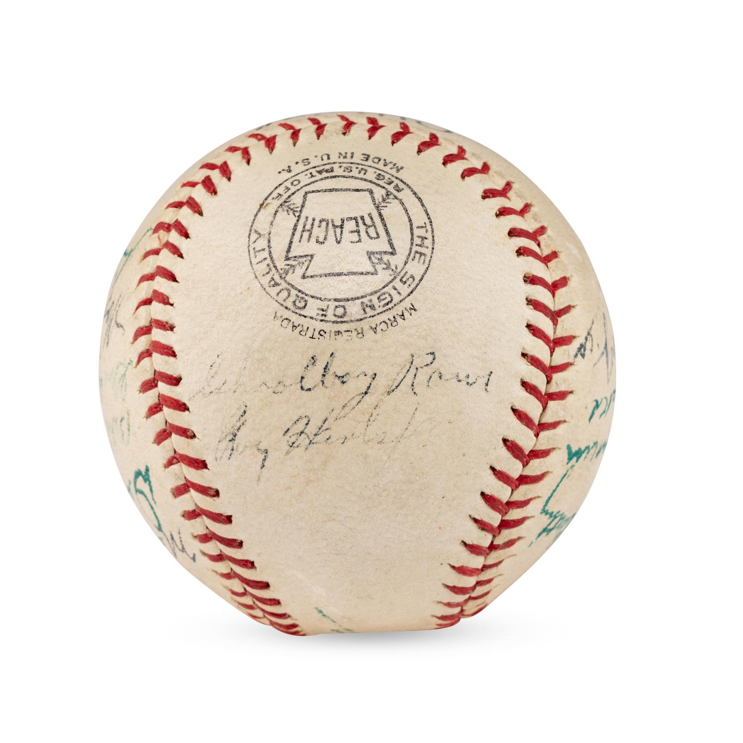 A 1940s War Bond Signed Autograph Baseball Featuring Mickey Cochrane (Beckett Authentication Services Letter of Authenticity)