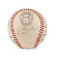 A 1940s War Bond Signed Autograph Baseball Featuring Mickey Cochrane (Beckett Authentication Services Letter of Authenticity)