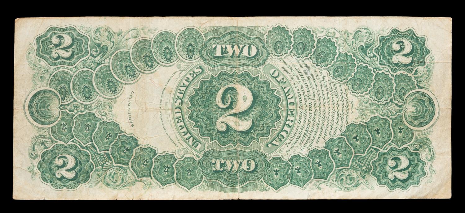 A United States 1917 $2 Legal Tender Note