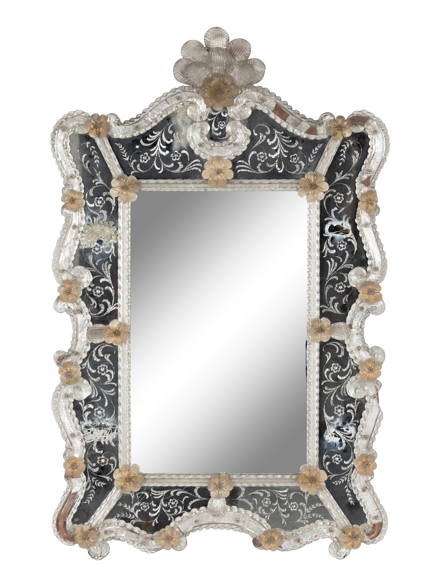 A Venetian Glass Mirror