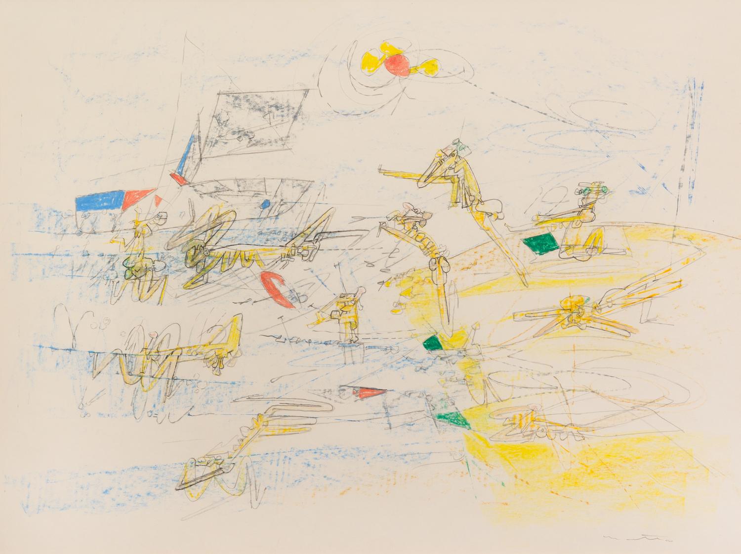 Roberto Matta, (Chilean, 1911-2002), Untitled, c. 1959-60