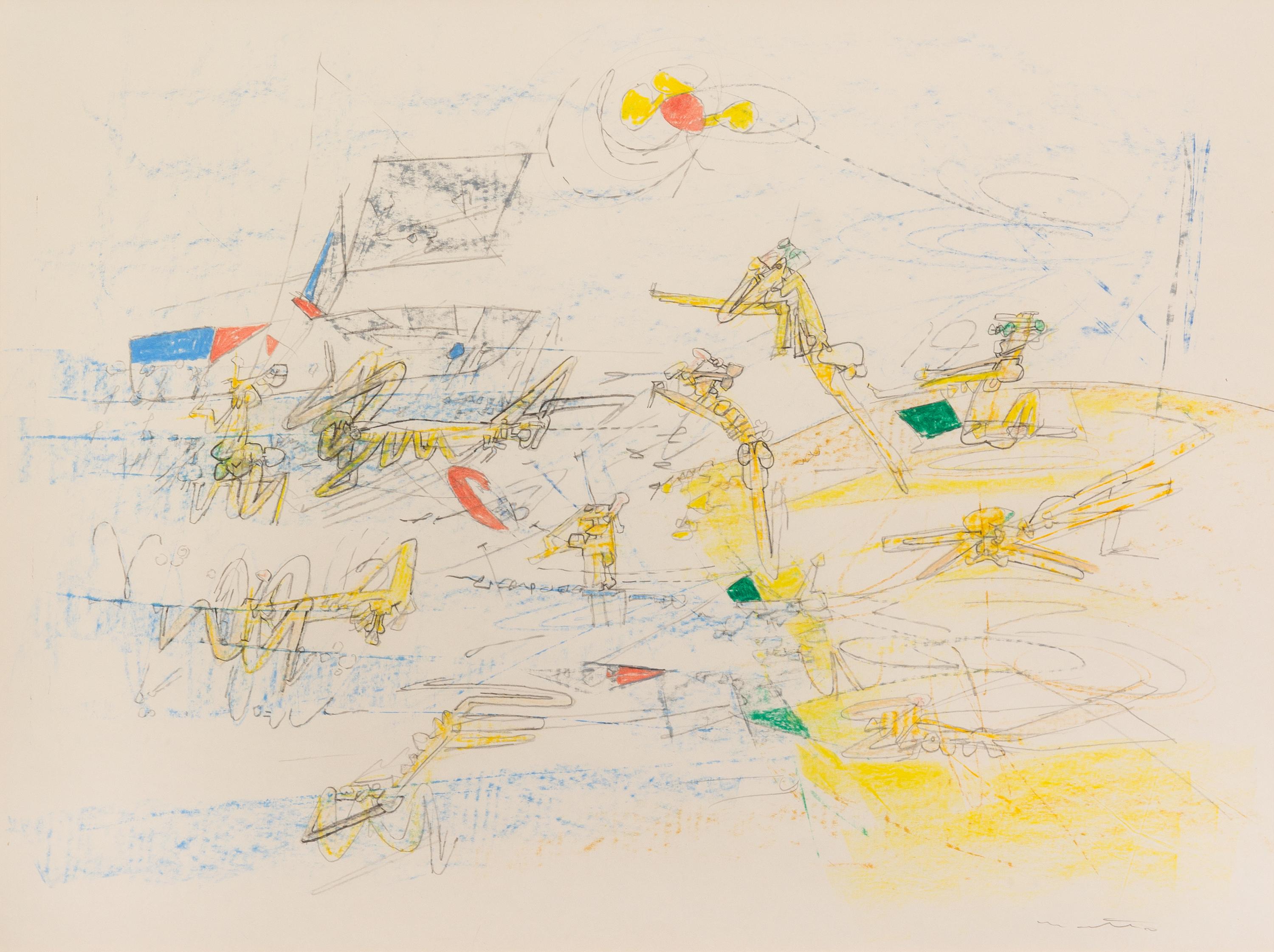 Roberto Matta, (Chilean, 1911-2002), Untitled, c. 1959-60