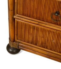 A Faux Bamboo Chest of Drawers by Baker-Milling Road