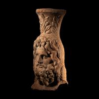 A Romano-Egyptian Terracotta Head of Serapis
