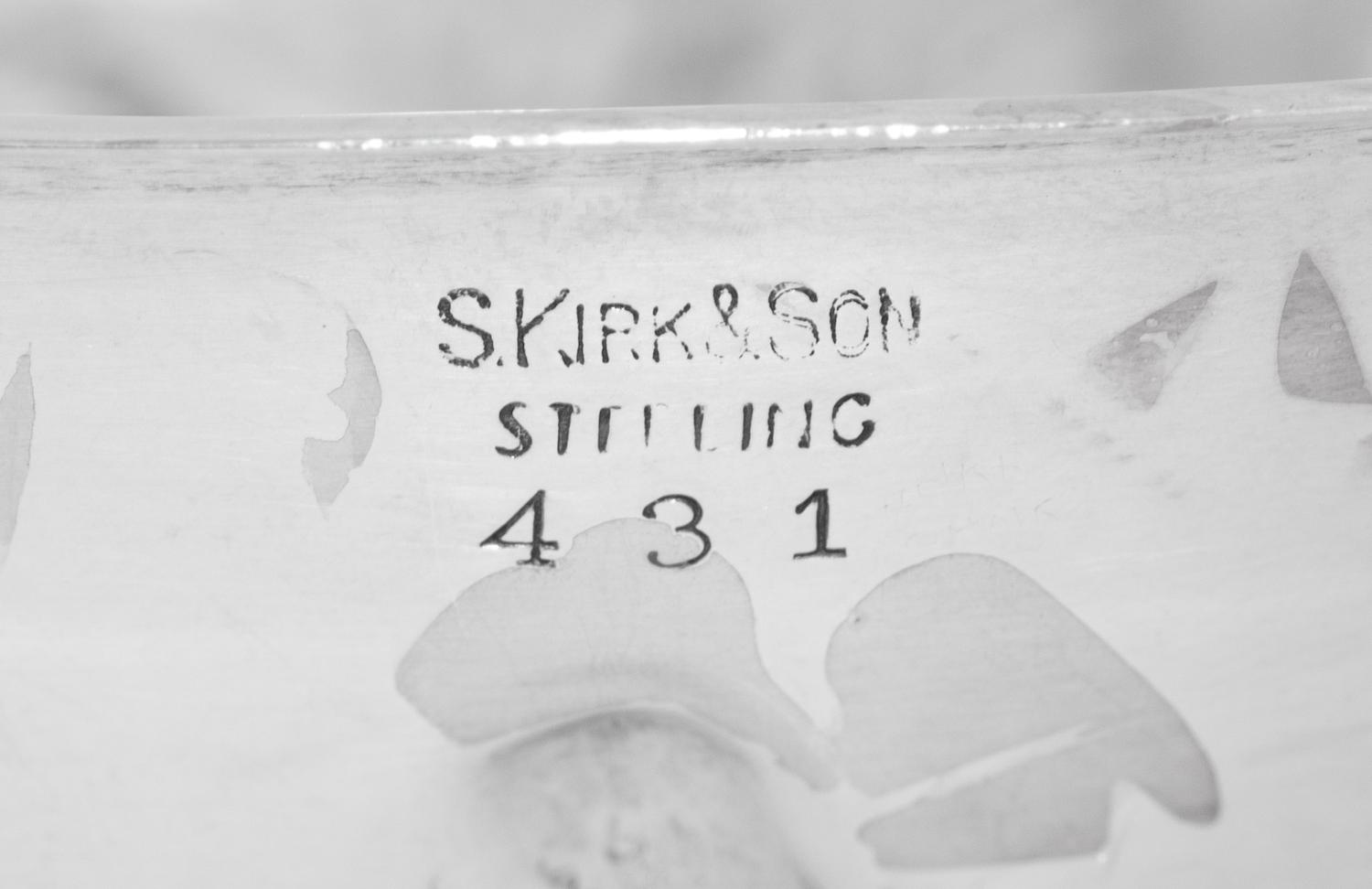A Pair of S. Kirk and Son Silver Sweetmeat Dishes