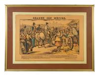 A Set of Five Napoleonic Colored Engravings After François Georgin