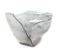 Kaneta Masanao, (b. 1953), Hakuyu kurinuki kaki: Hagi White Glazed Scooped-out Flower Vessel, 2014