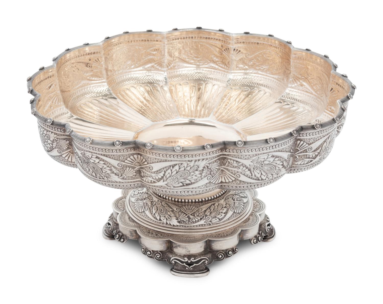 A Custom Ordered Tiffany and Co. Silver Centerpiece Bowl