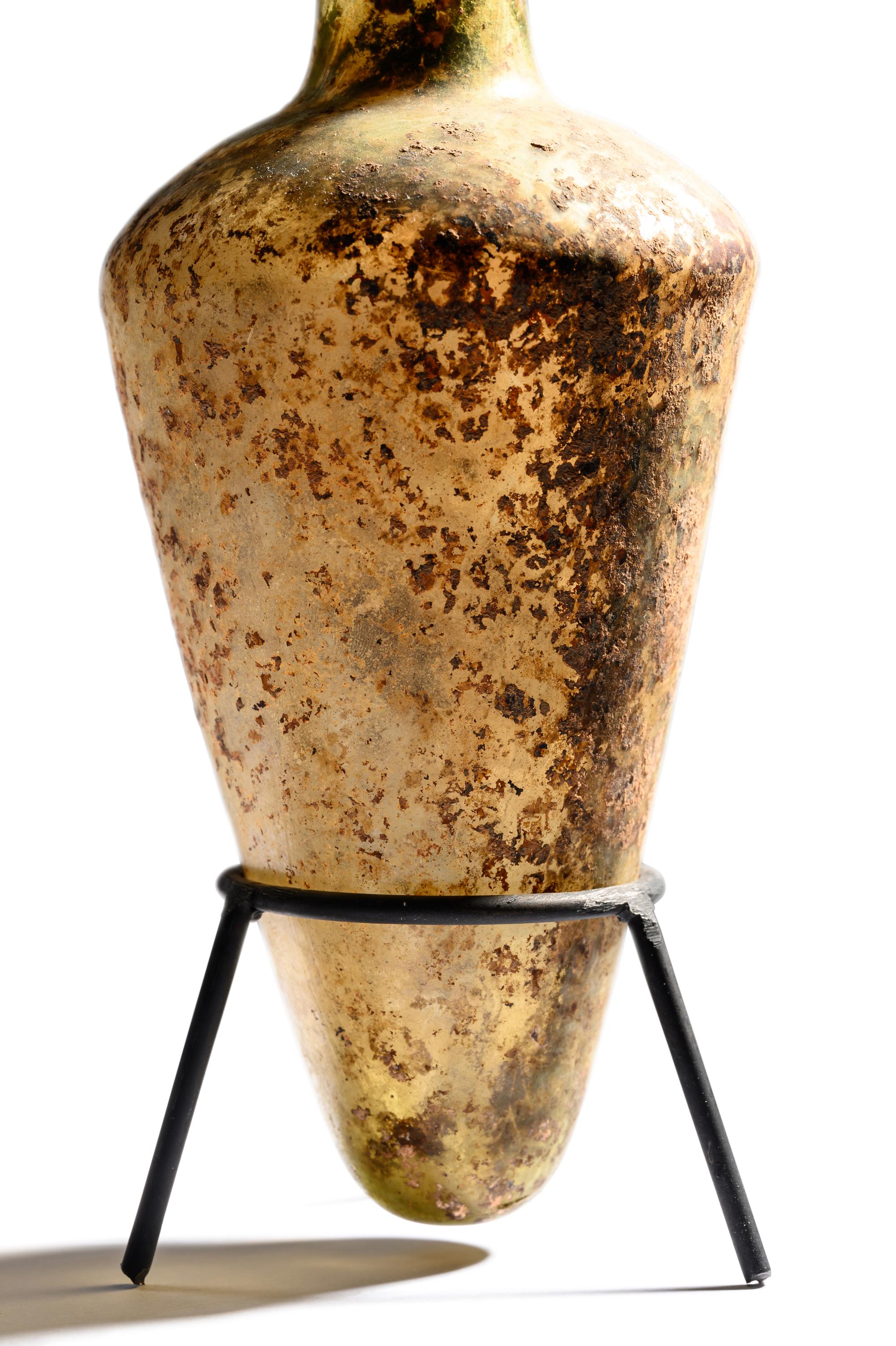 A Roman Glass Unguentarium