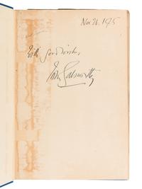 [LITERATURE -- ENGLISH]. A group of 8 works by John Galsworthy and D.H. Lawrence, comprising: