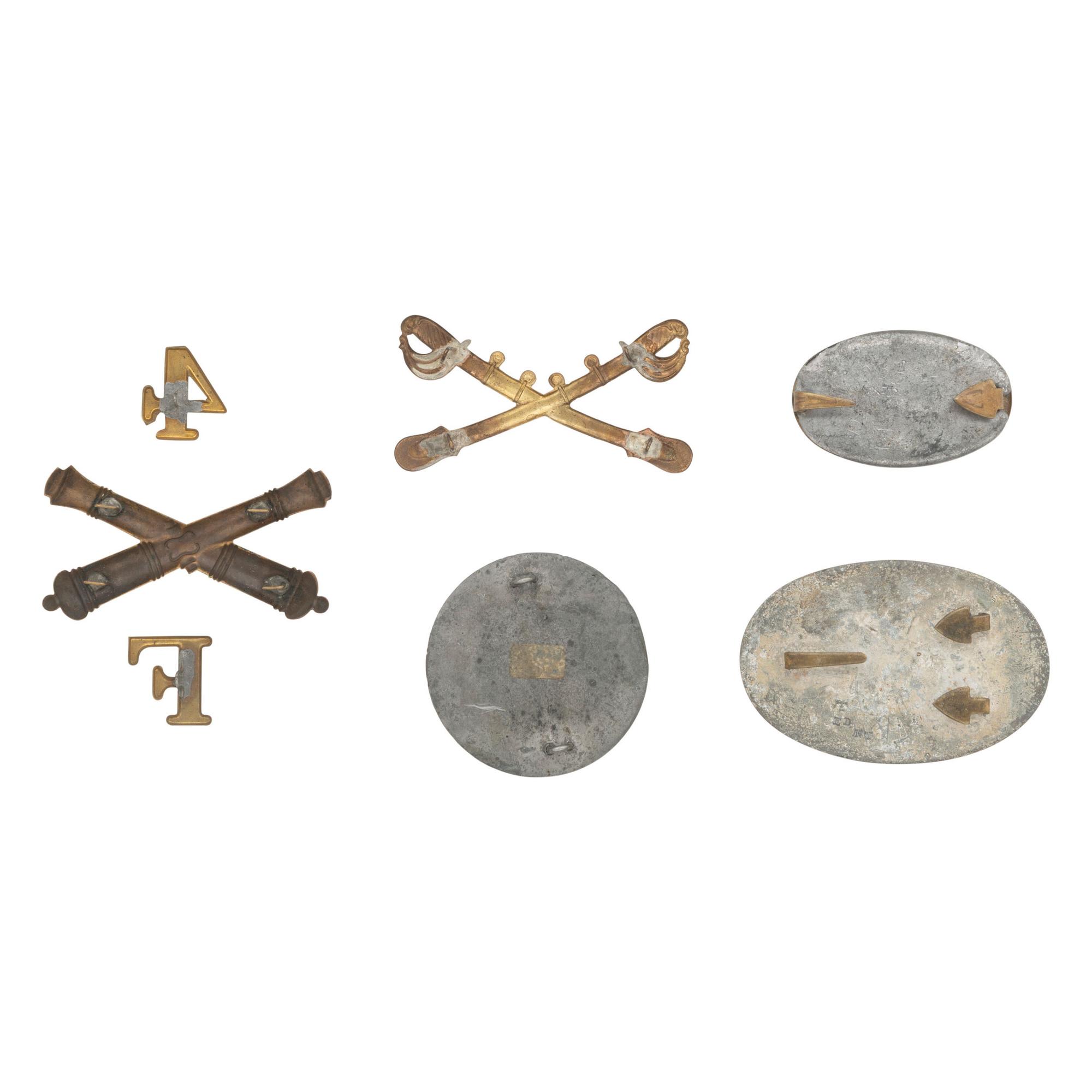 Group of Civil War Era Belt Plates & Brass Insignia