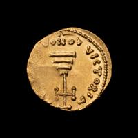 [ANCIENT] BYZANTINE EMPIRE. Tiberius III (698-705 AD). Av Solidus (4.4 g).