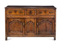 A George I Oak Serving Cabinet