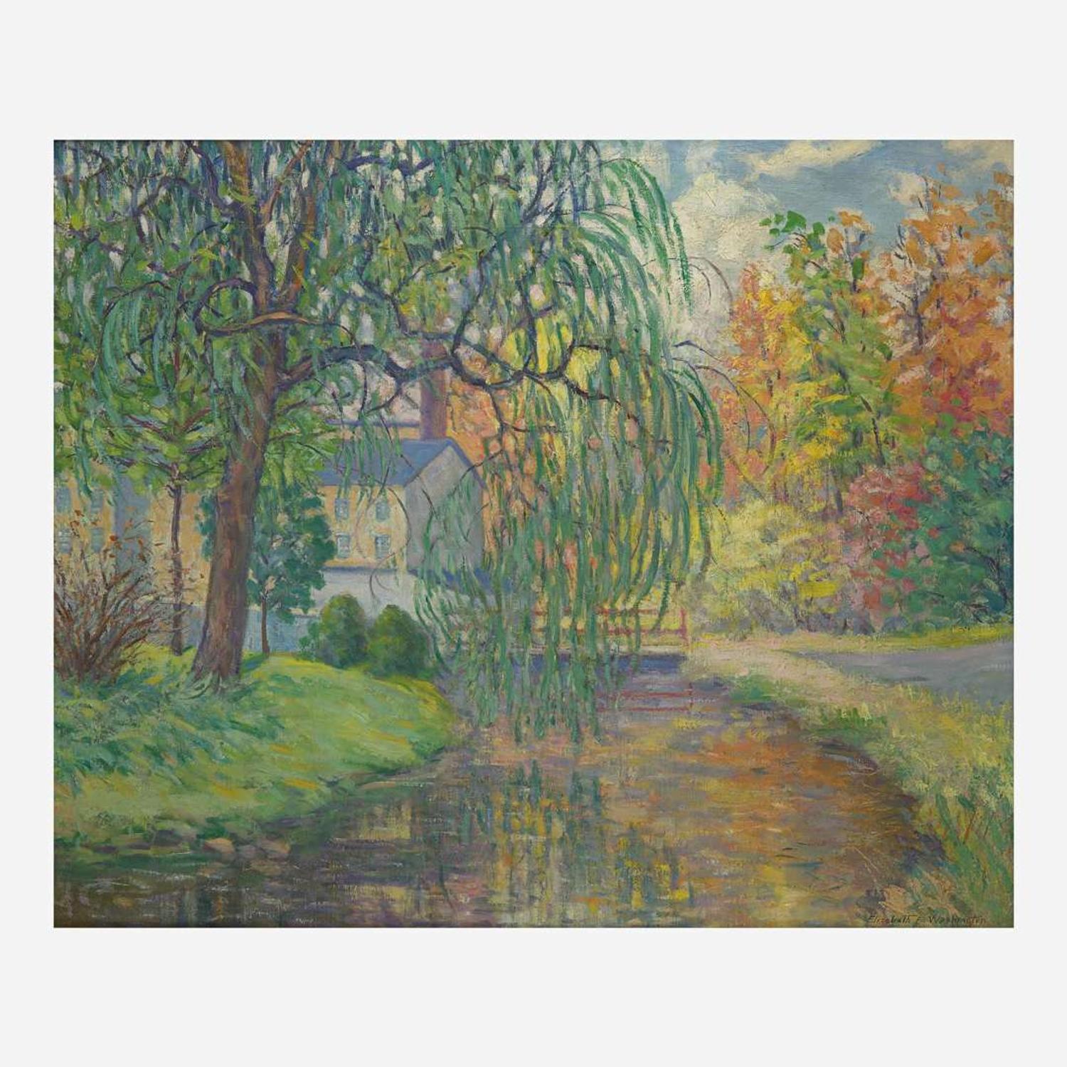 Elizabeth Fisher Washington (American, 1871–1953) The Mill Race (Addington, near Drexel Hill)