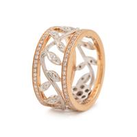 DIAMOND AND COLORED DIAMOND RING
