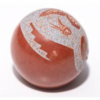 Sgraffito Seed Jar, with Butterfly