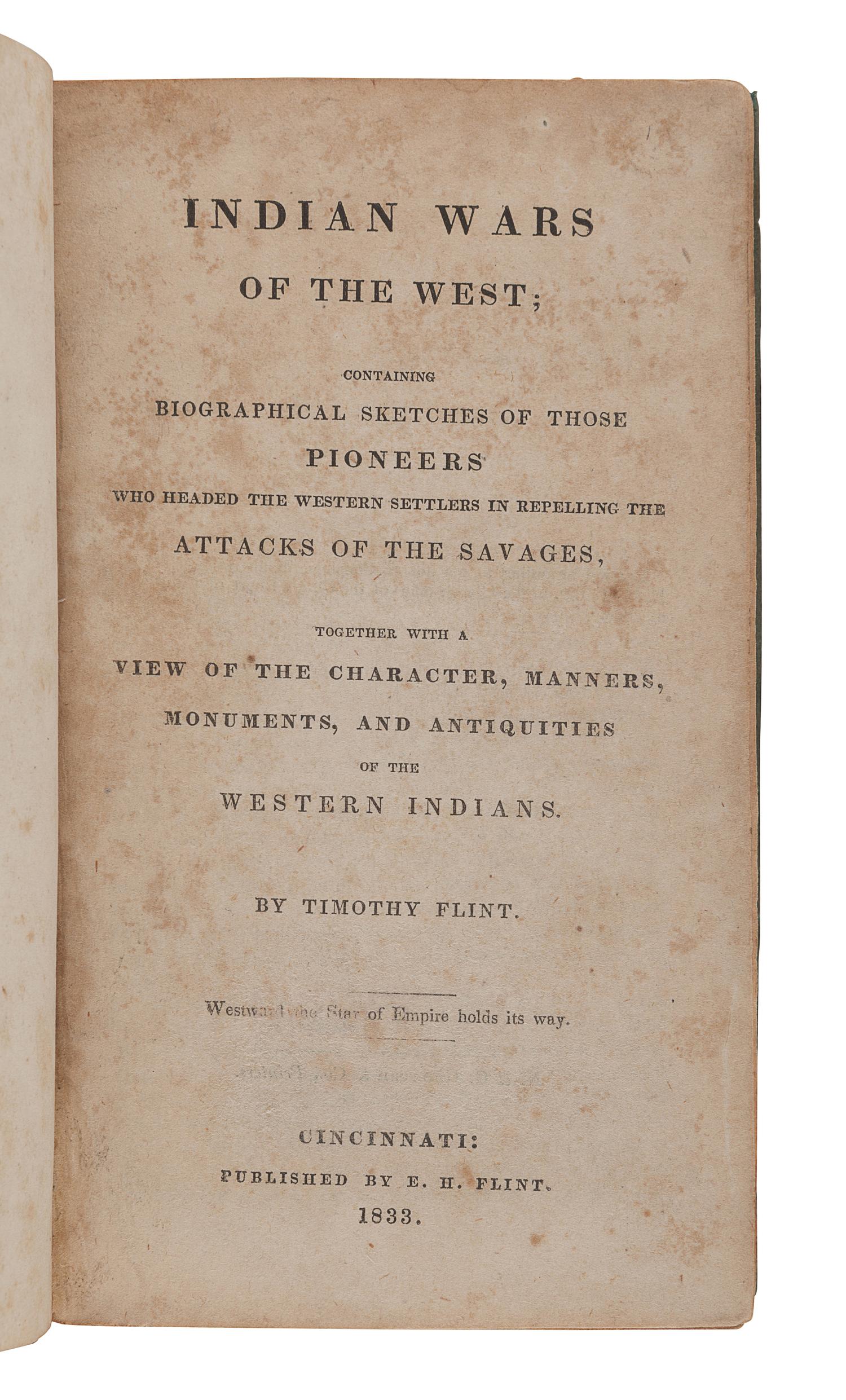 [KENTUCKY & WESTERN SETTLEMENT NARRATIVES]. A Group of 7 works, comprising:
