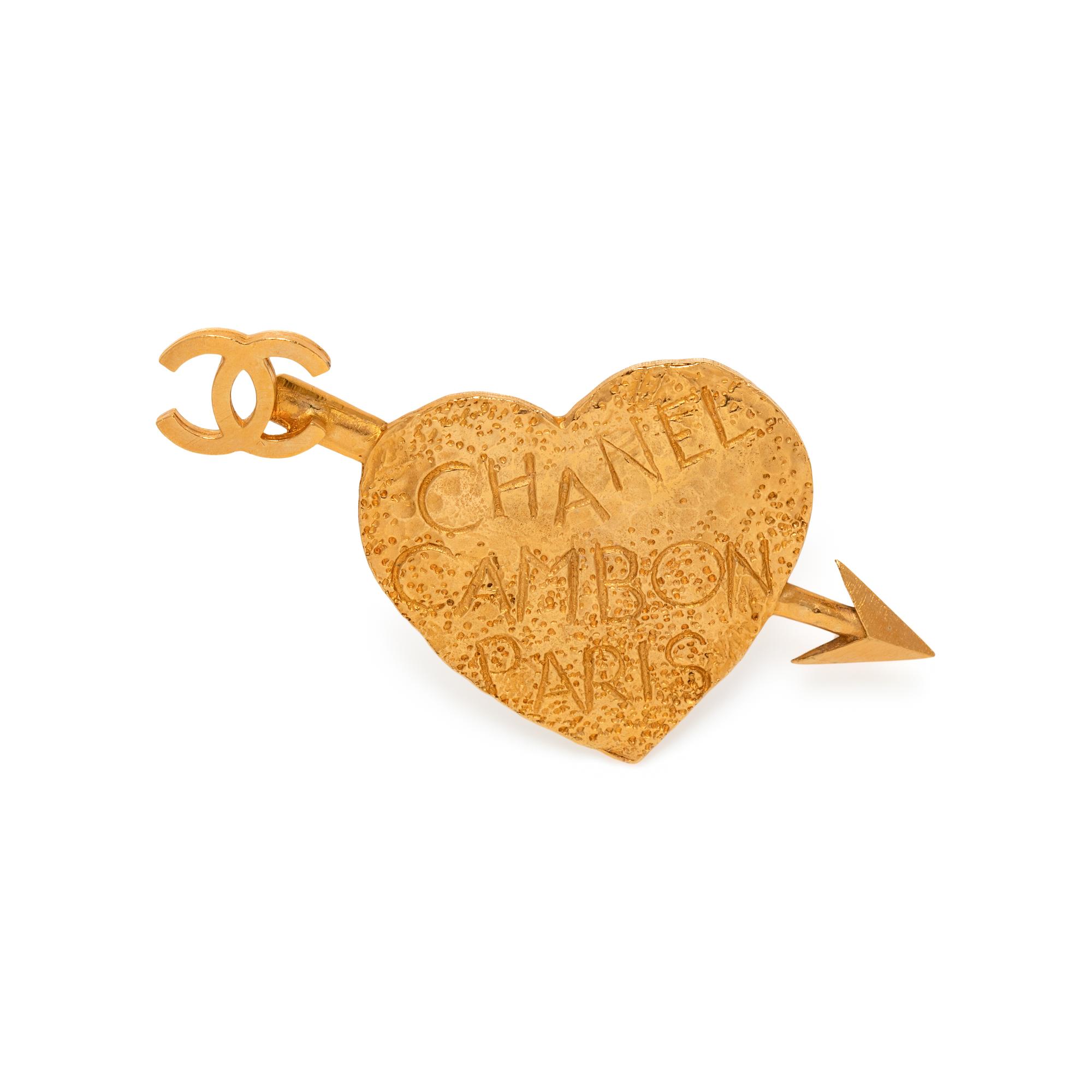 Chanel, Pierced Heart Brooch, 1993