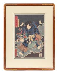 Three Japanese Woodblock Prints (19th and 20th Century)