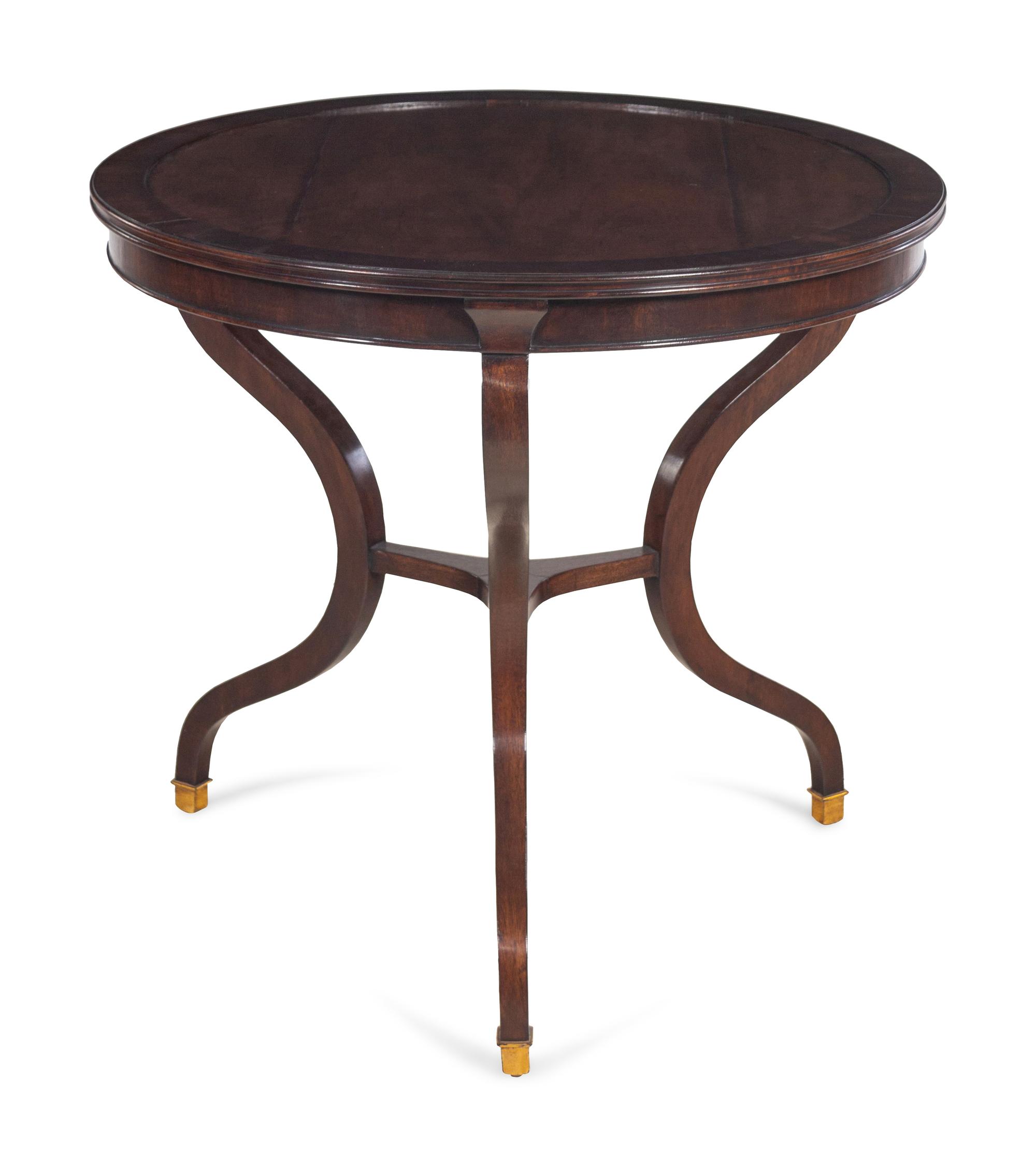 A Contemporary Walnut Side Table
