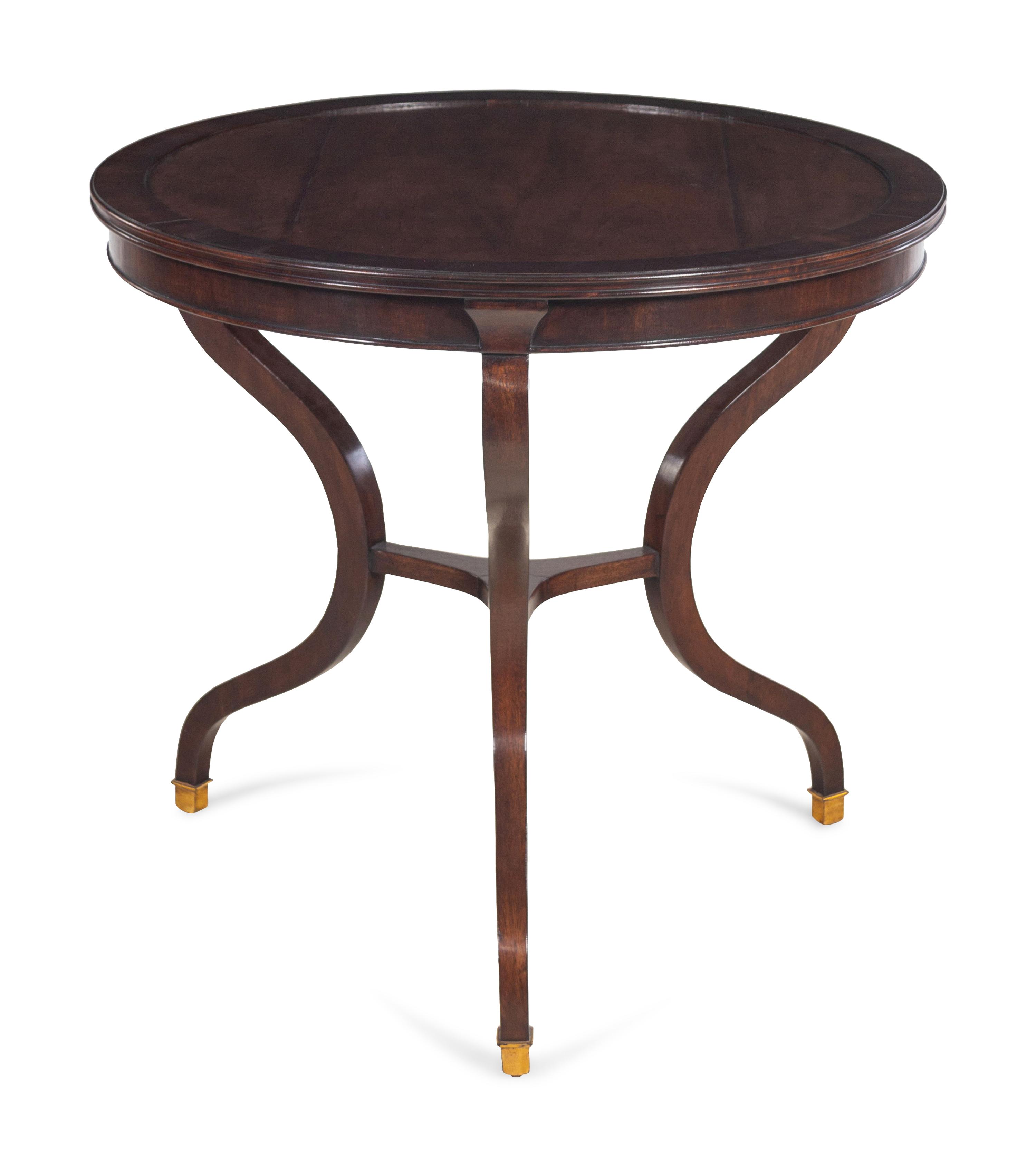 A Contemporary Walnut Side Table