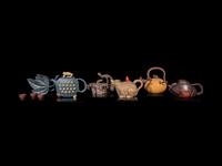 Nine Chinese Pottery Tea Articles