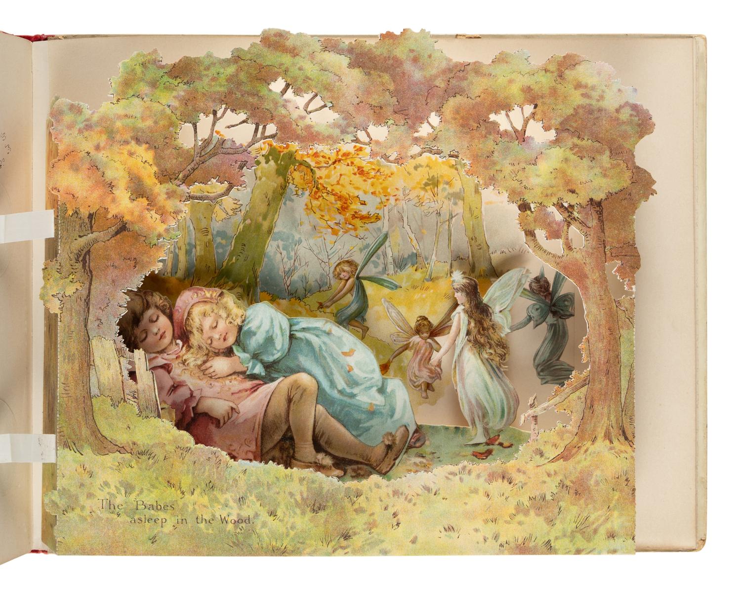 [Children's Book]. Weatherly, F.E., introduction. Peeps into Fairyland. A Panorama Picture Book of Fairy Stories . London and New York: Ernest Nister; E.P. Dutton & Co., n.d. [1896].