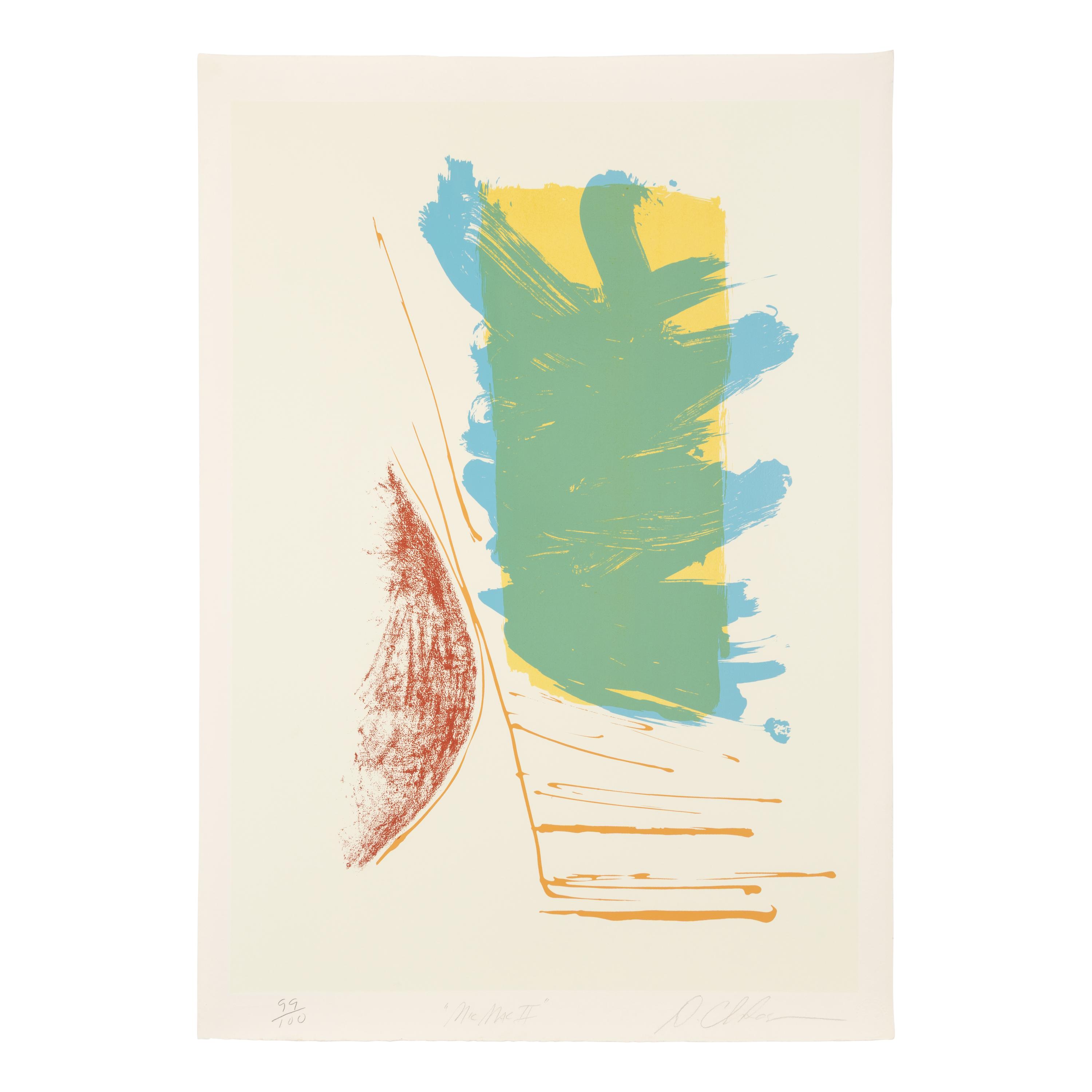 Dan Christensen (American, 1942-2007) — Jivaro I, Jivaro II, MicMac I, and MicMac II (four works)