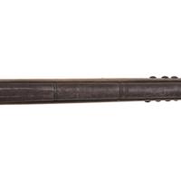 Native American Tacked & Decorated Percussion Trade Gun by Hollis & Sons