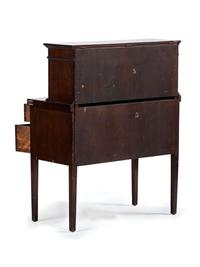 A Federal Mahogany Tambour Desk