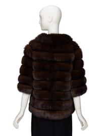 Zandra Rhodes, Russian Sable Fur Short Jacket