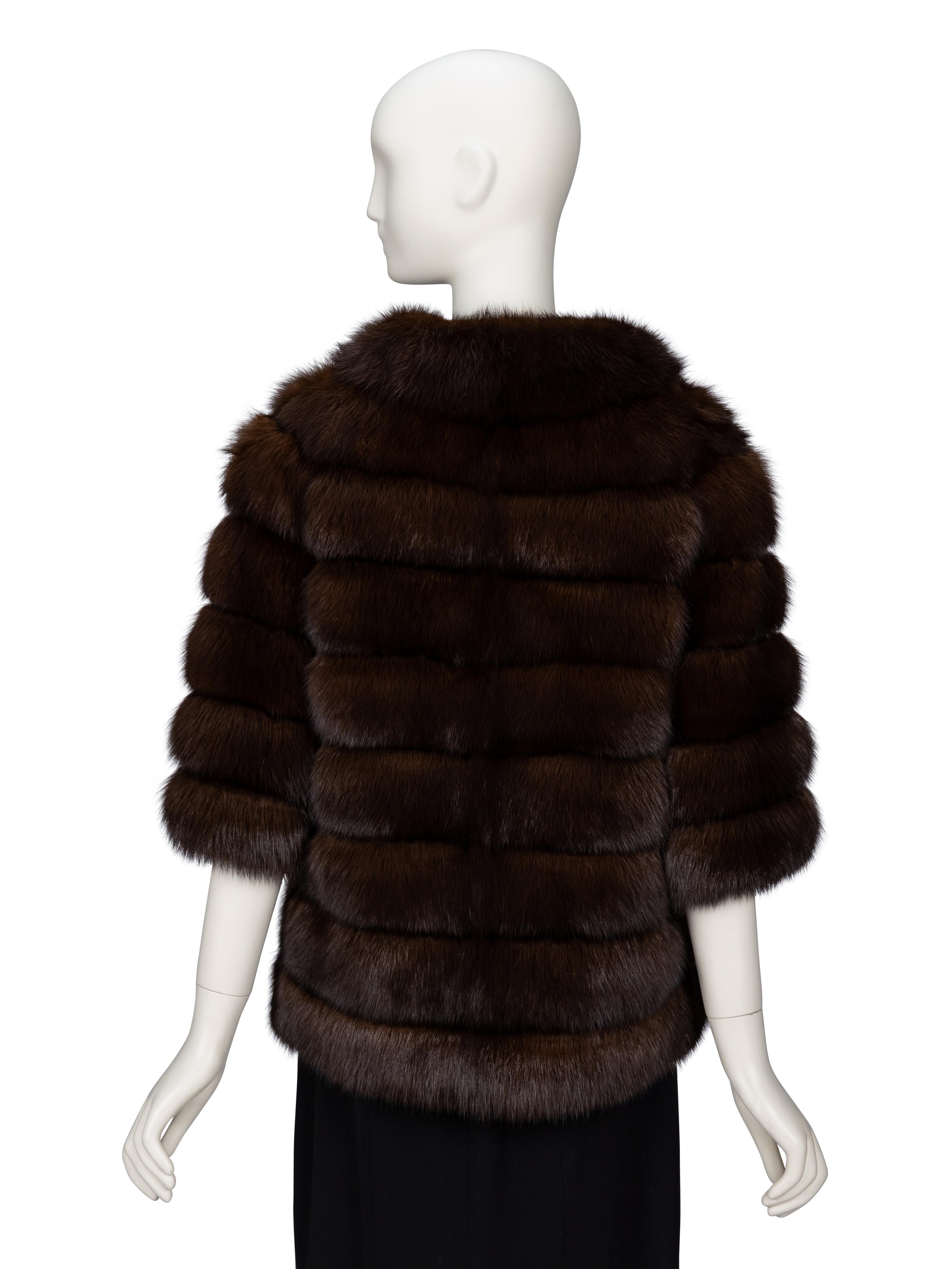 Zandra Rhodes, Russian Sable Fur Short Jacket