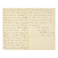 [Civil War] Sherman, William T. Autograph Letter, Signed