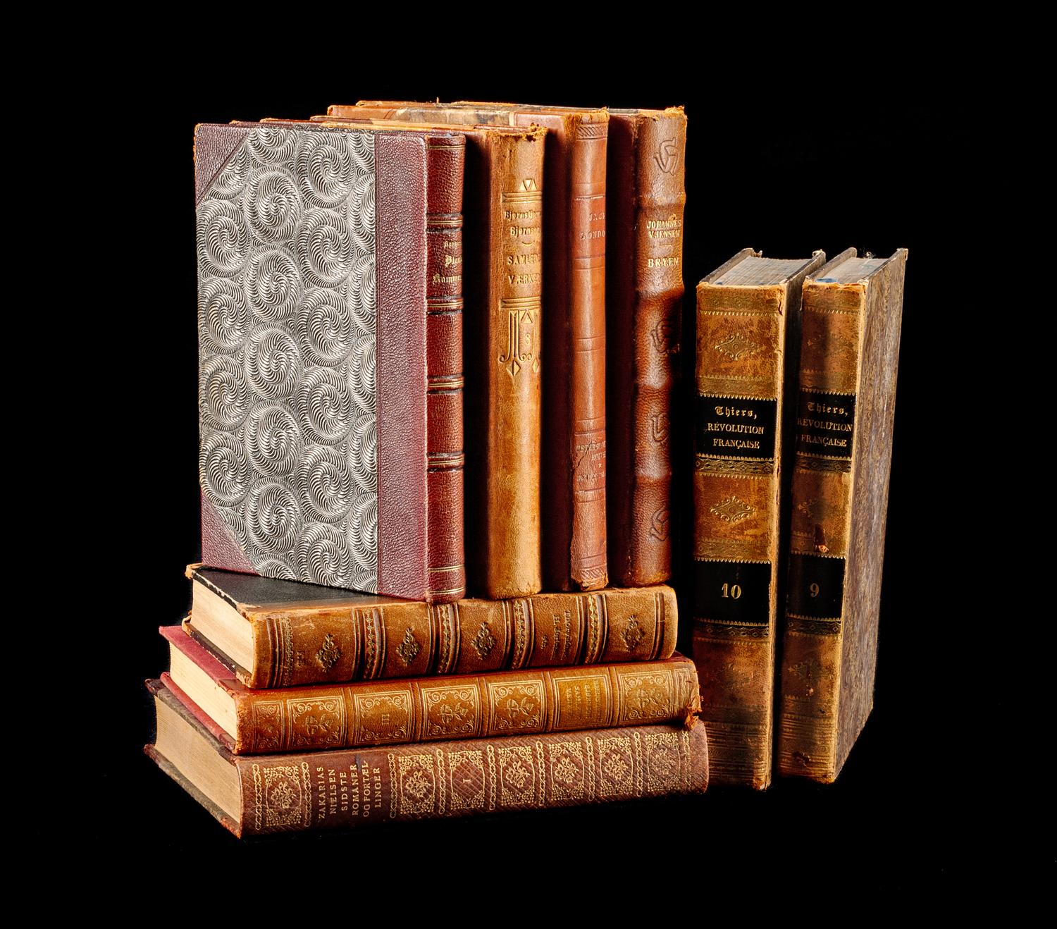 130 Leather-Bound Volumes