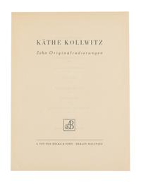 Zehn Original radierungen (complete portfolio of 10 in original pasteboard portfolio), 1892-1931