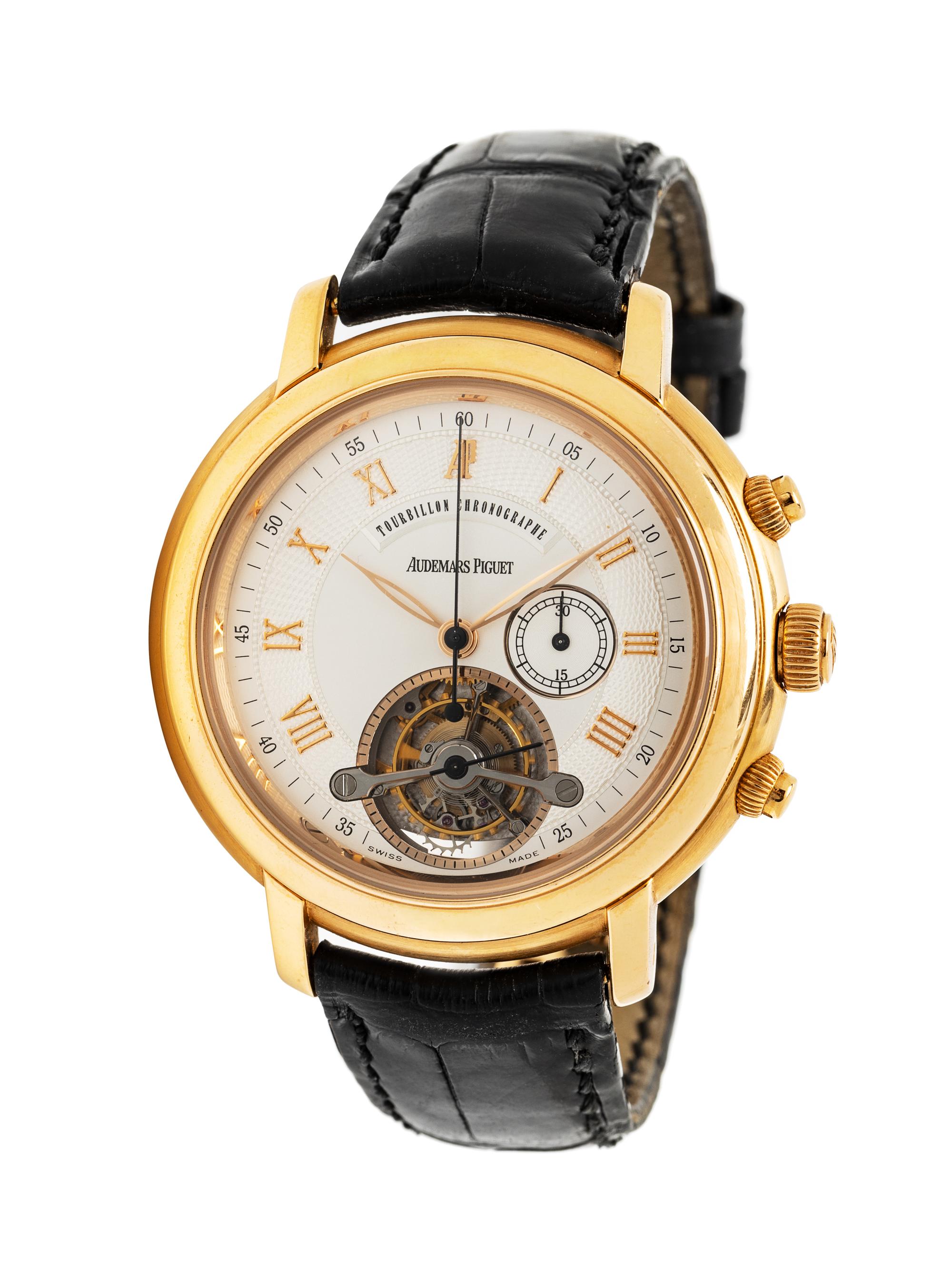 A FINE AND WELL-PRESERVED AUDEMARS PIGUET, REF. 25909 18K PINK GOLD 'JULES AUDEMARS' TOURBILLON CHRONOGRAPH WRISTWATCH